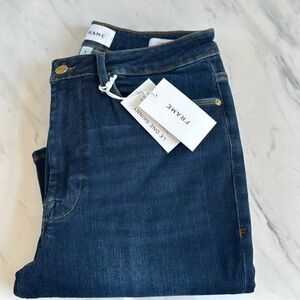 NWT Frame “Leone” Skinny Mid-Rise, Sz 2